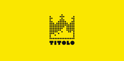 简约像素皇冠logo设计