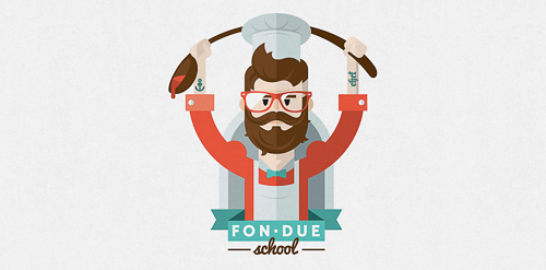 创意融汇:Fon·Due School Logo设计