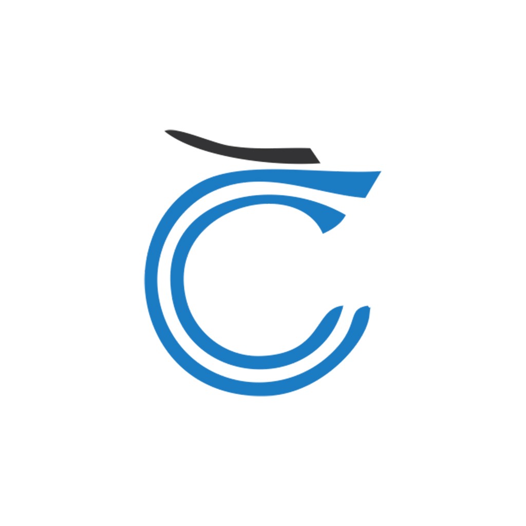 简洁现代的字母C标志设计