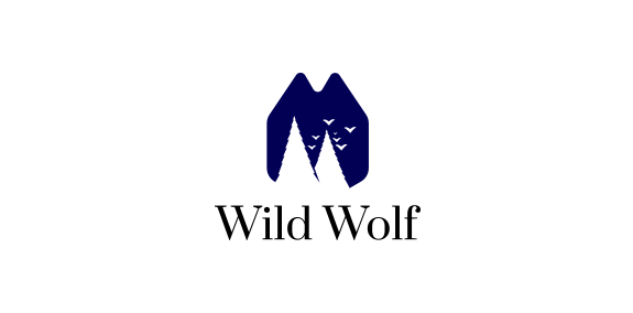 Wild Wolf Logo设计:简洁与力量的结合