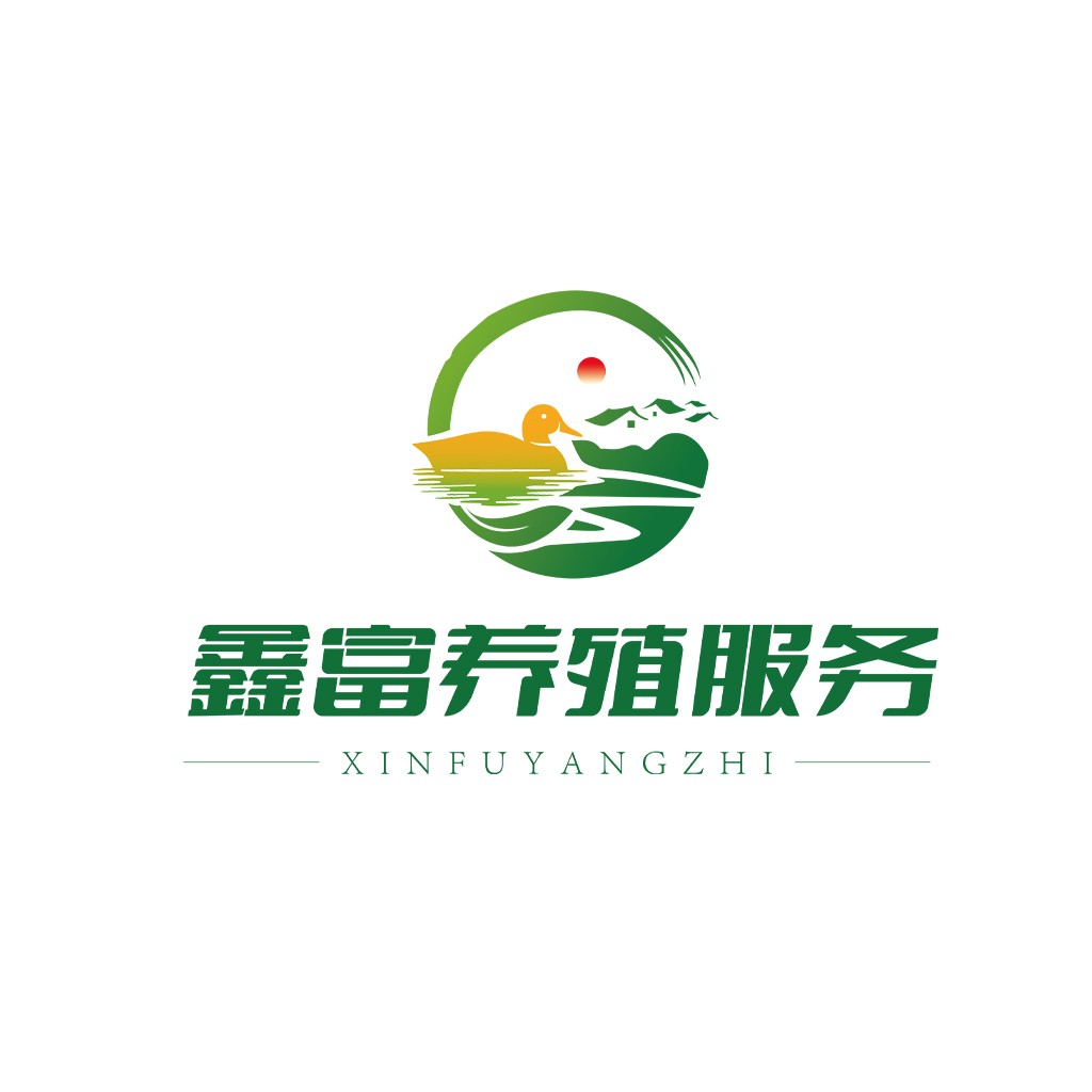 绿色鸭子logo设计:自然生态养殖服务