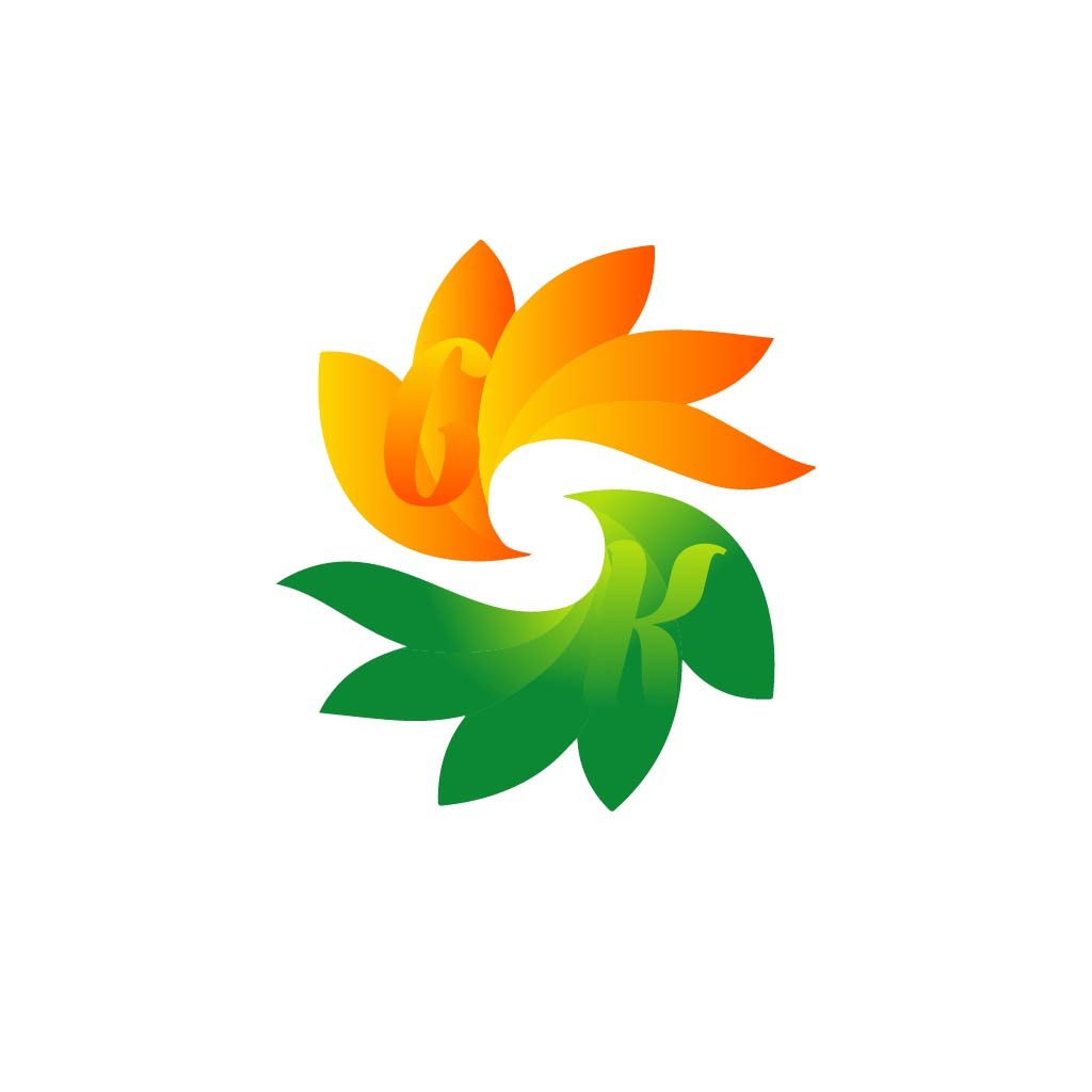 自然之光:创意花卉logo设计
