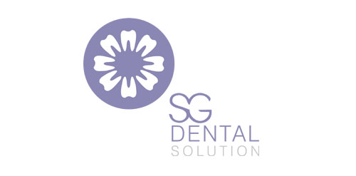简约优雅的SG Dental Solution logo设计