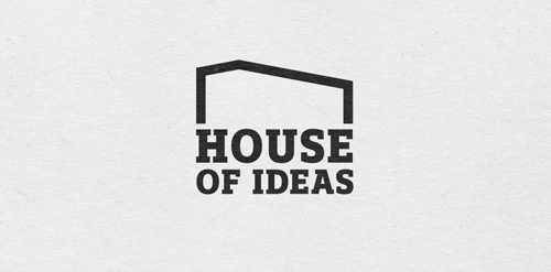 简约风格的House of Ideas Logo设计