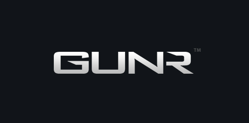 GUNR logo设计：现代简洁风格