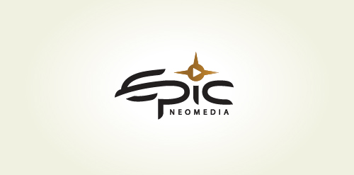 Epic Neomedia Logo设计:简洁现代的视觉标识