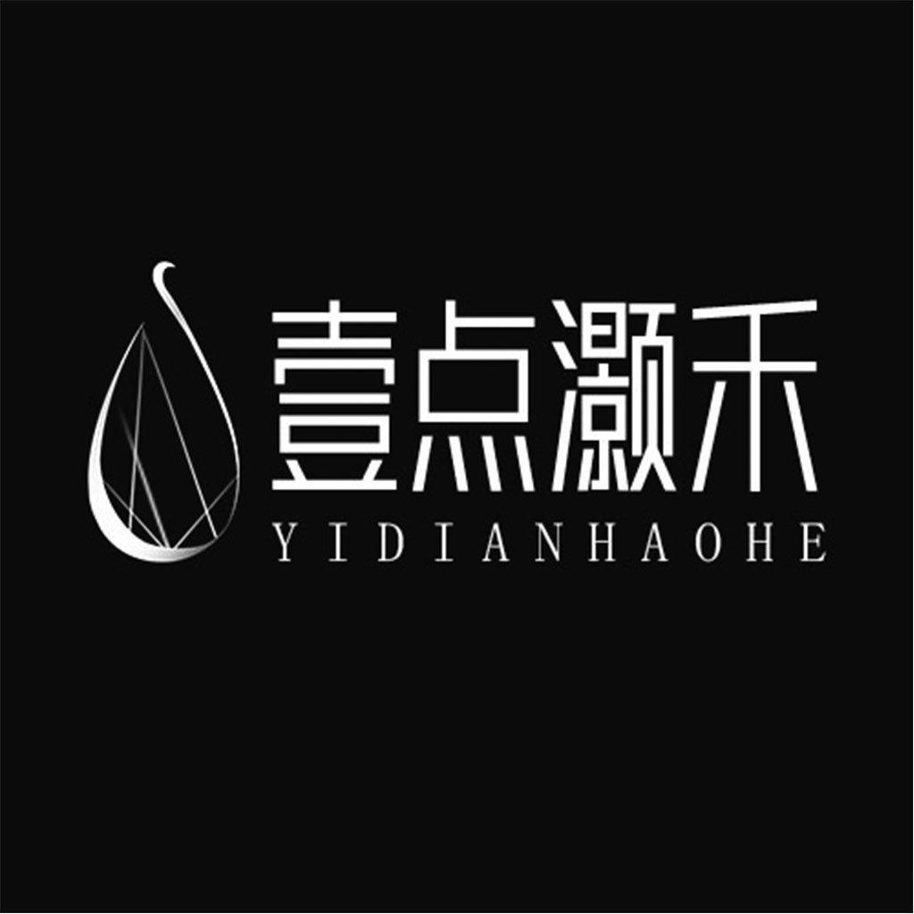 现代简约风格的水滴形logo设计