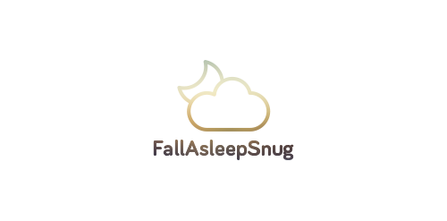 简洁云朵logo设计:助眠服务品牌