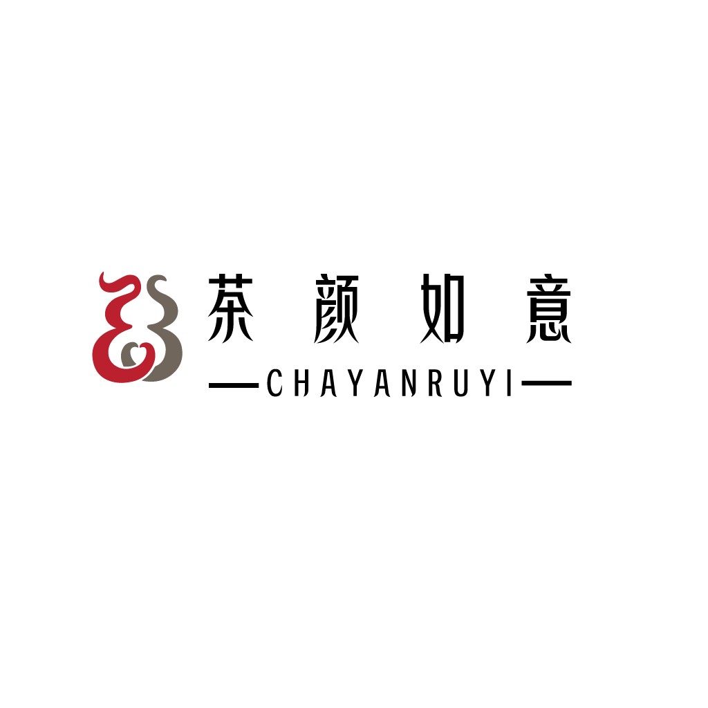 简约现代茶颜如意logo设计