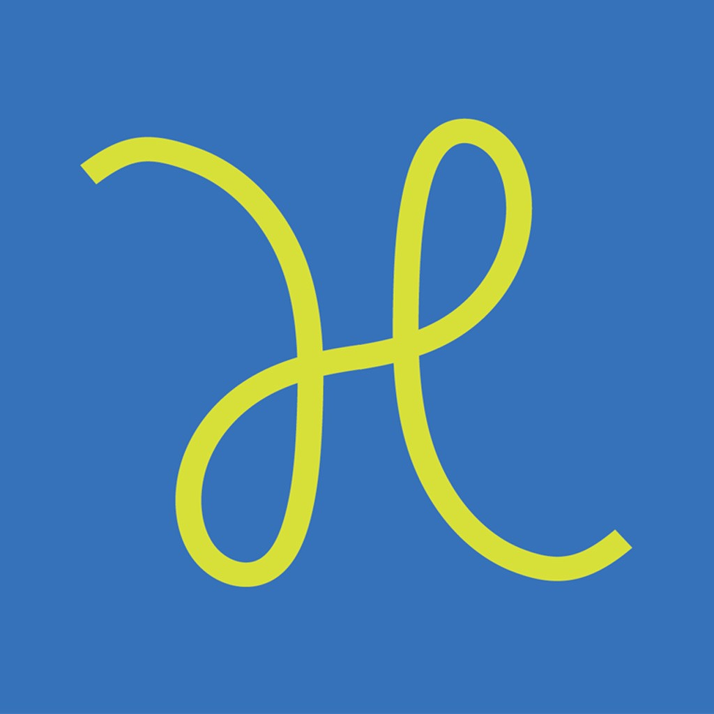 简洁优雅的H字母logo设计