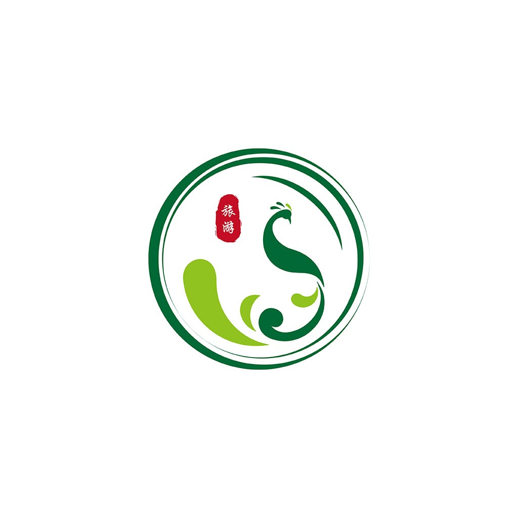 绿色凤凰logo设计：自然与和谐的象征