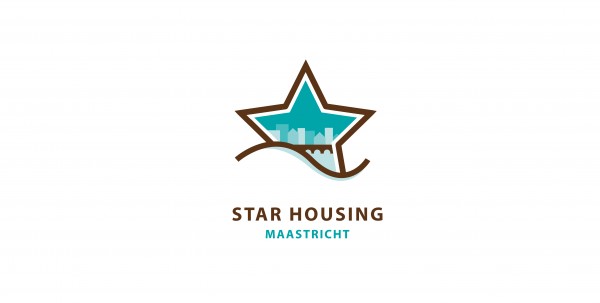 星形城市建筑logo设计