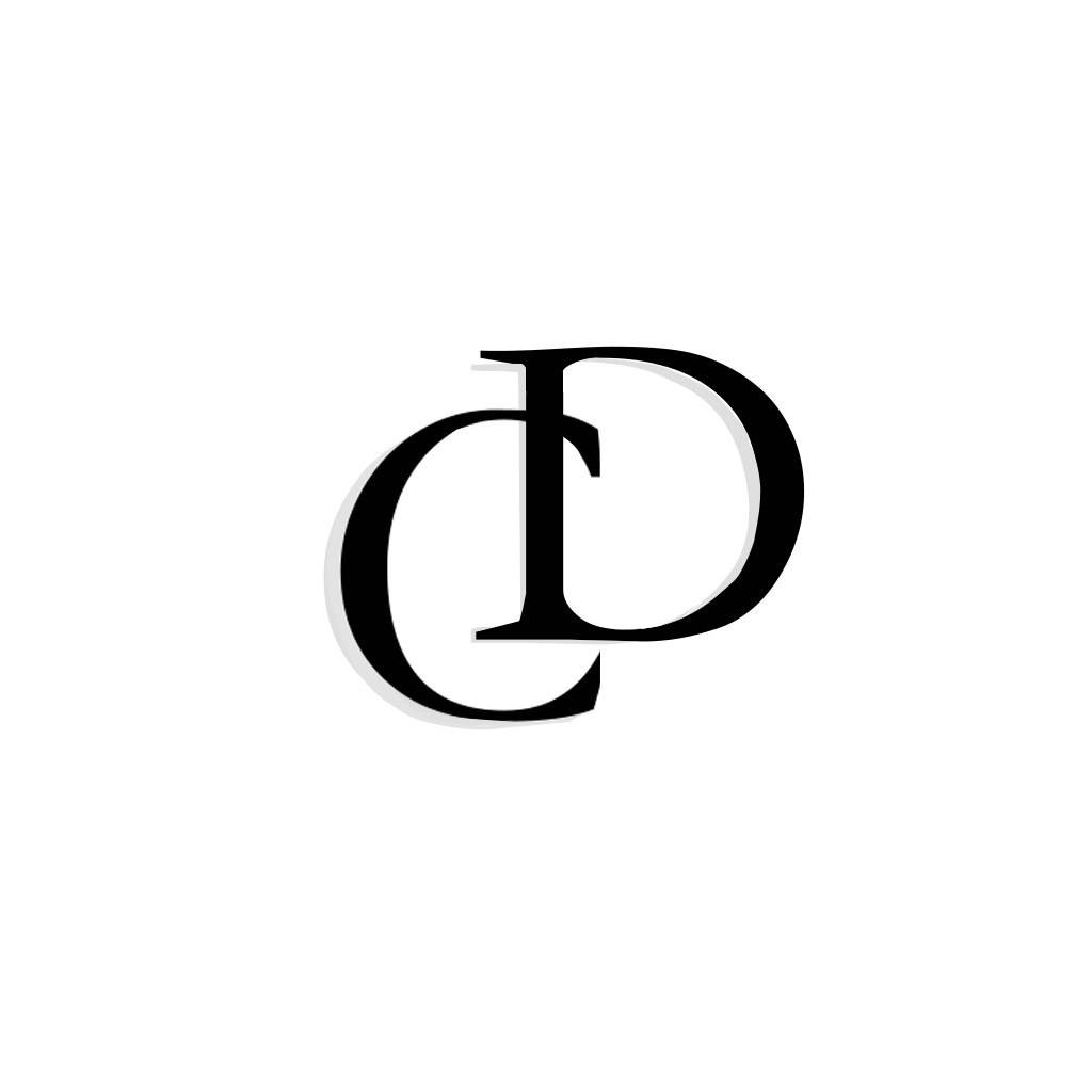 经典优雅CD字母组合logo设计
