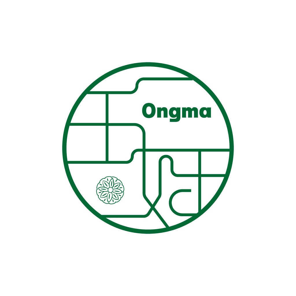 简约线条与花卉元素的Ongma logo设计