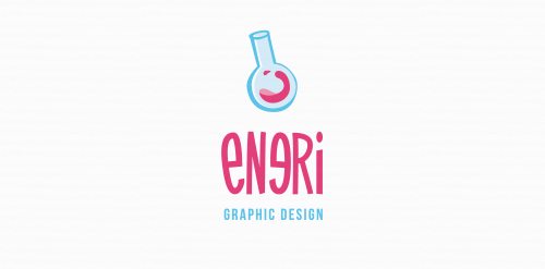 创意化学瓶logo设计