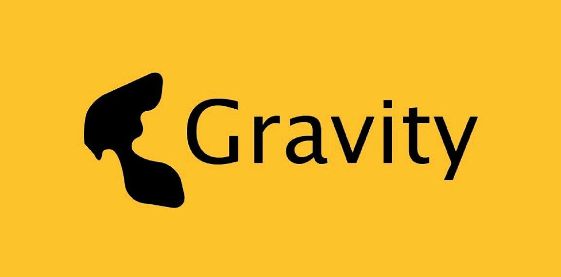 简约风引力logo设计