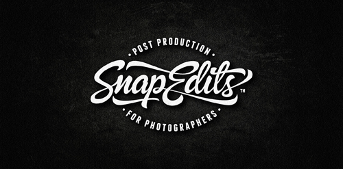 SnapEdits logo设计：摄影后期制作