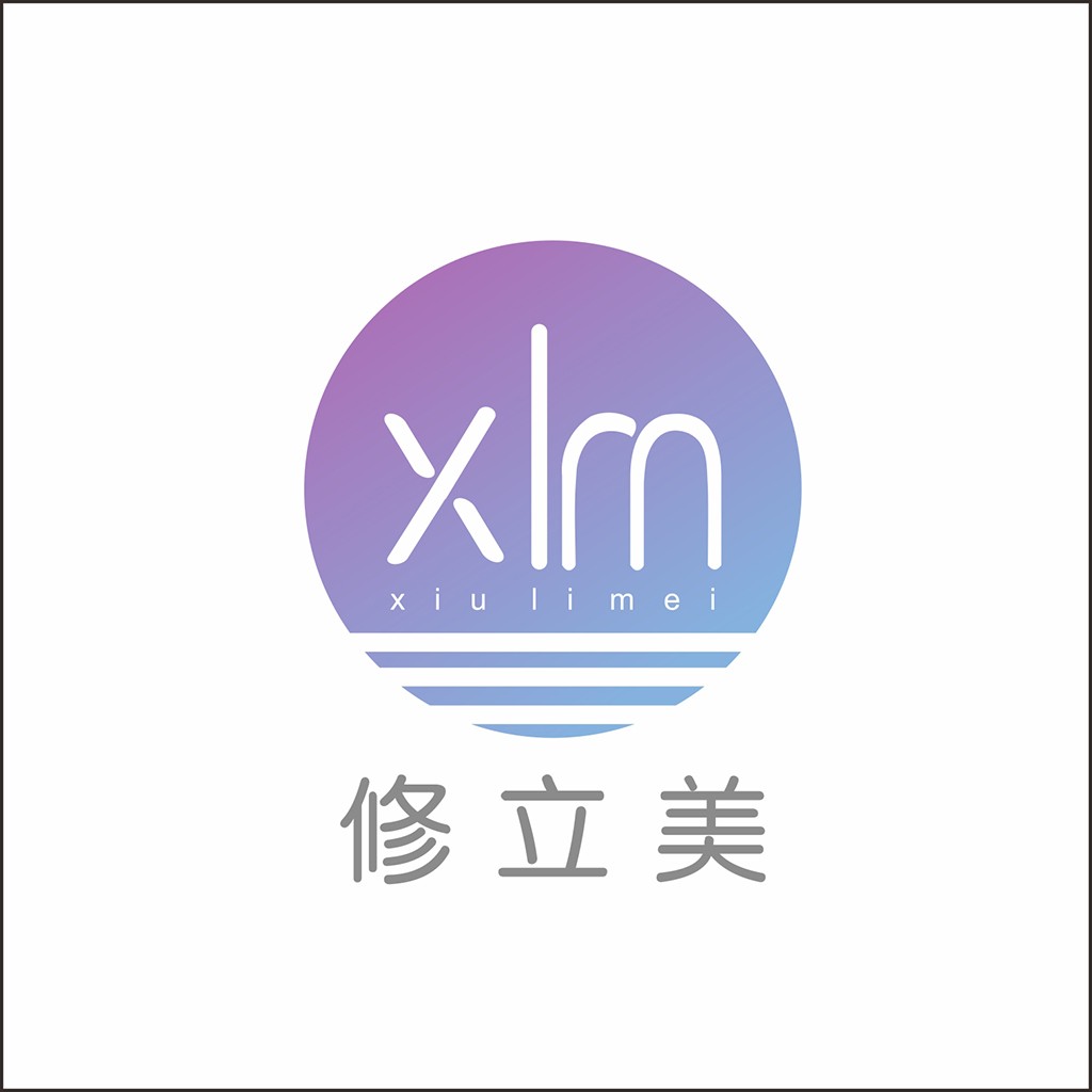 现代简约风格XLM品牌logo设计