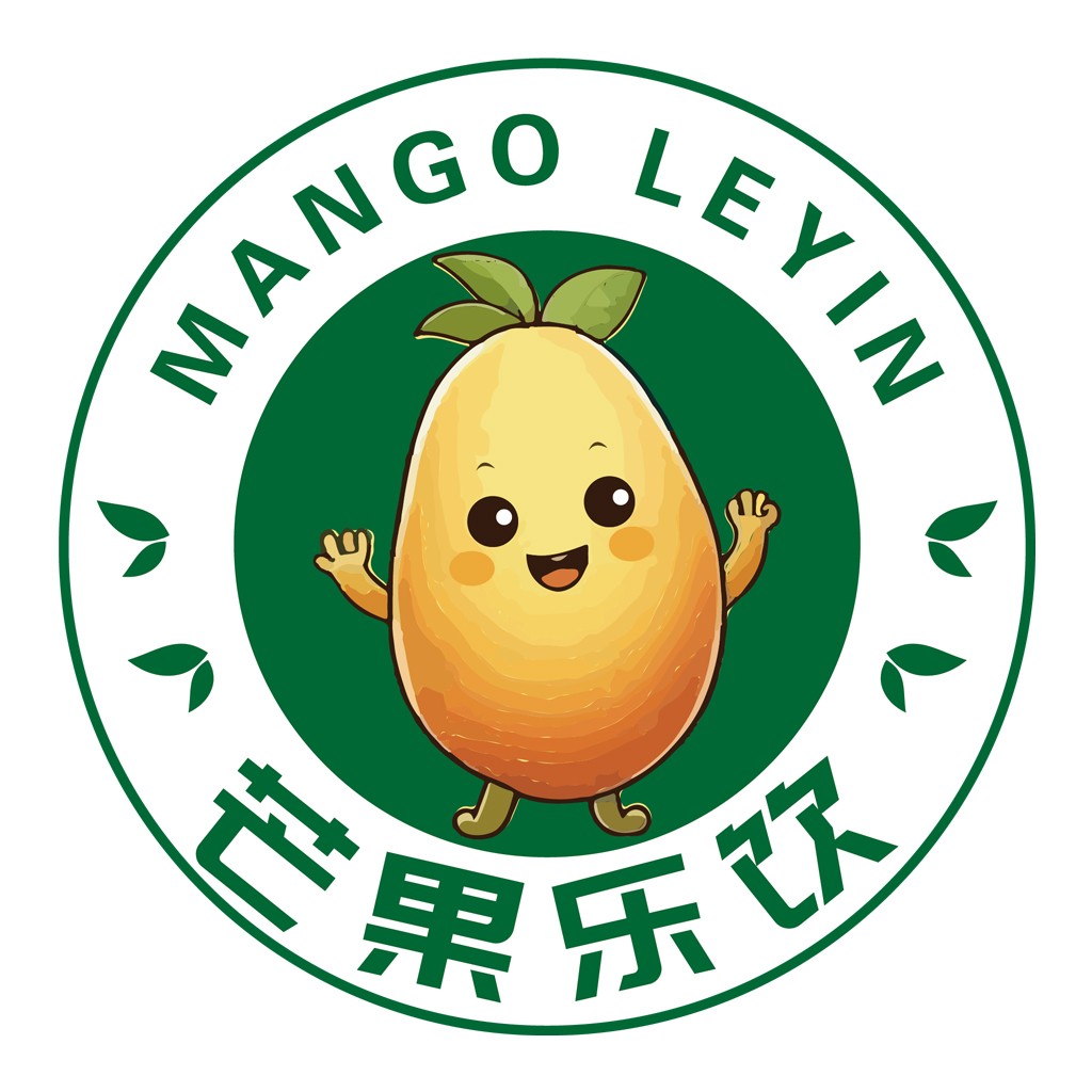 芒果主题卡通形象logo设计
