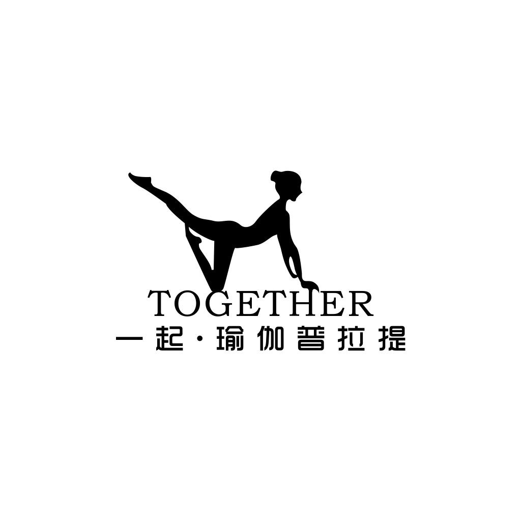 一起瑜伽普拉拉提logo设计