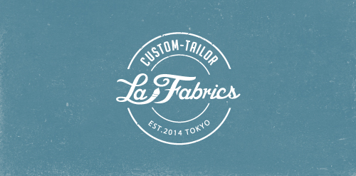 简约复古风Logo设计:La Fabrics