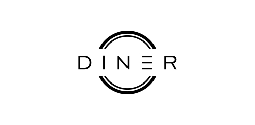 简约现代风格的DINER logo设计