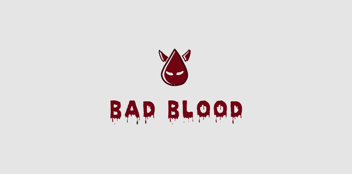 血滴恶魔头像logo设计