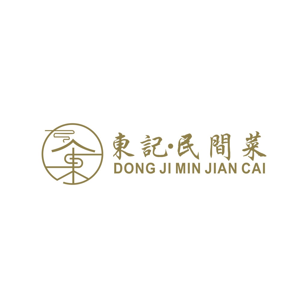 简约风中文字体与几何图形结合的logo设计