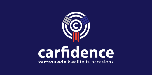 Carfidence logo设计:现代简约汽车品牌标识