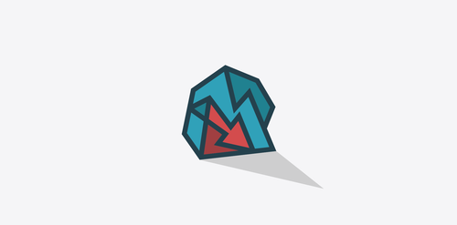 极简几何风格的logo设计
