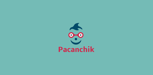 Pacanchik logo设计:创意海豚形象