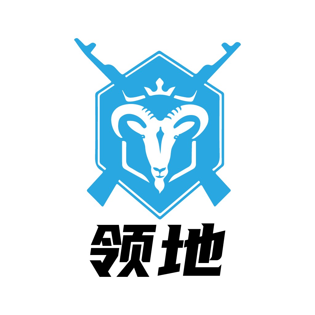 现代风格山羊头像logo设计