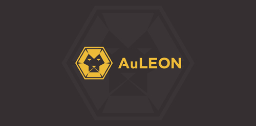 AuLEON logo设计:简约几何与动物元素的结合
