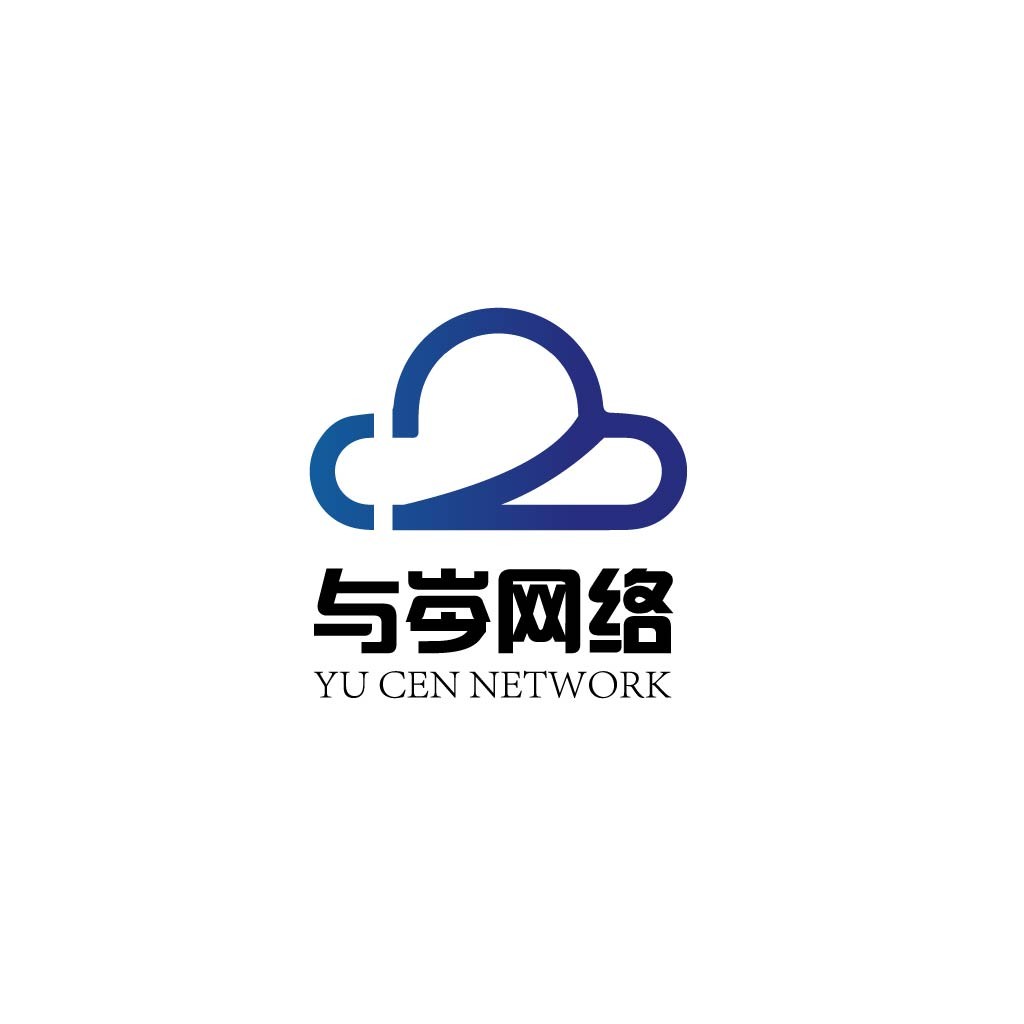 云网络logo设计:简洁现代的云朵图形
