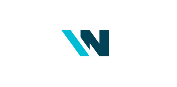 简洁现代的字母W标志设计