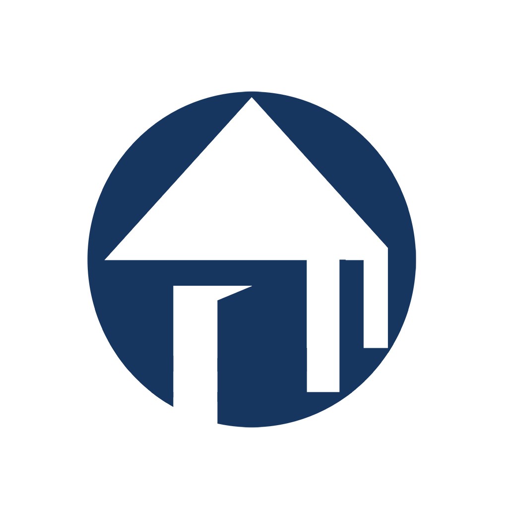 简约几何建筑logo设计