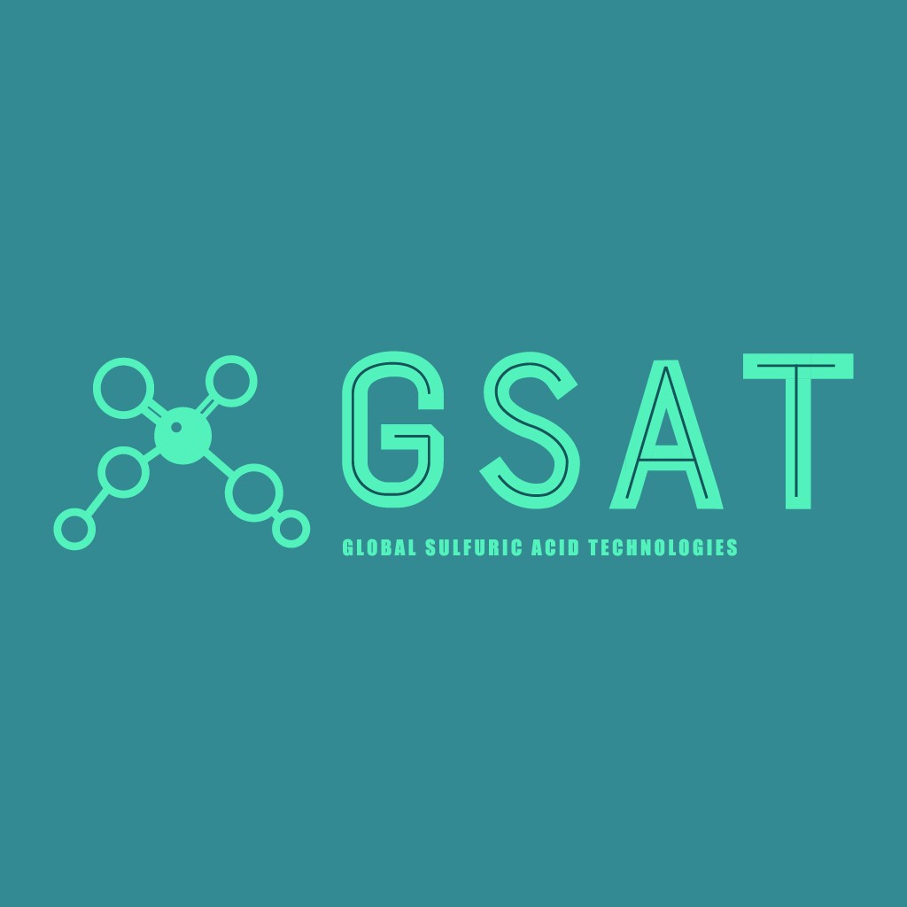 GSAT logo设计:全球硫酸酸技术