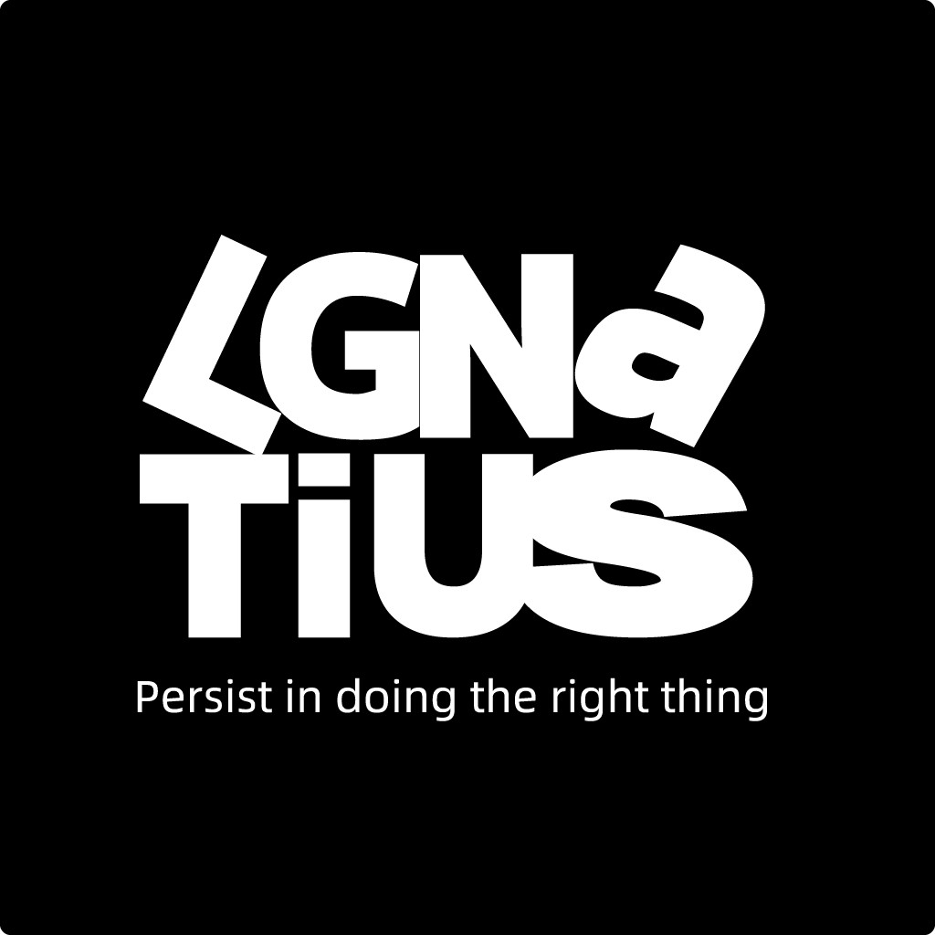 简洁黑白Logo设计：LGNA TIUS