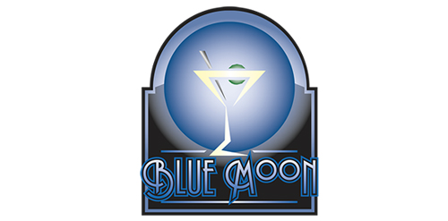 Blue Moon Logo Design - 酒吧品牌标识