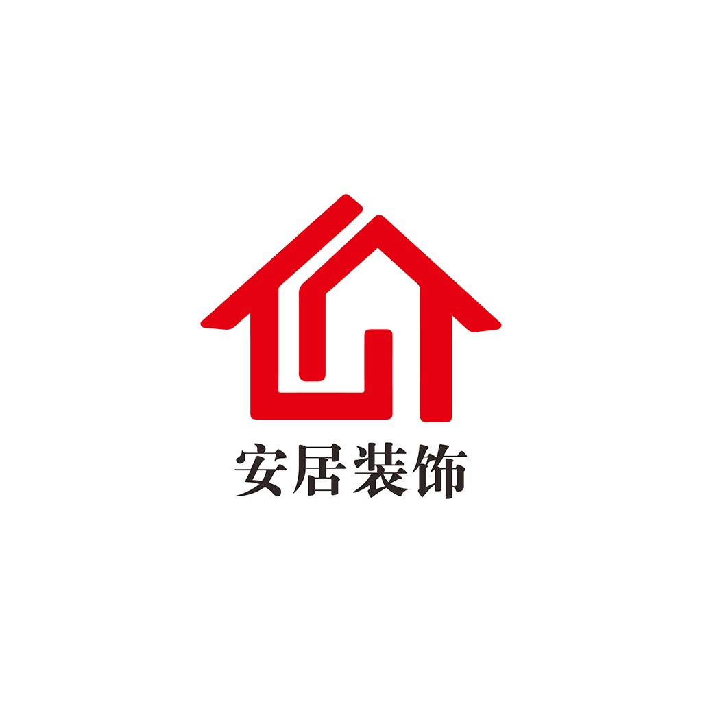简约红色房屋logo设计