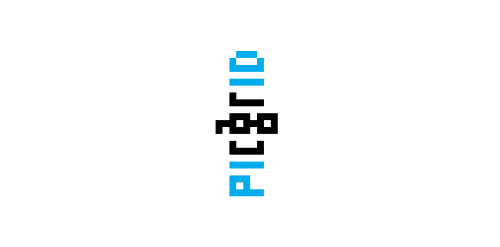 简洁像素风PICO设计Logo