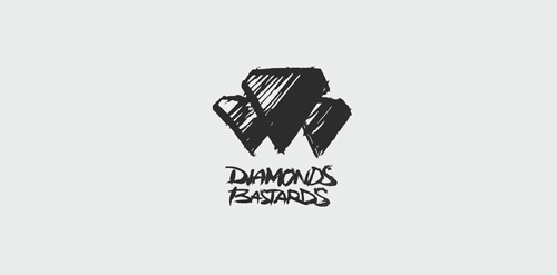 钻石狂人logo设计