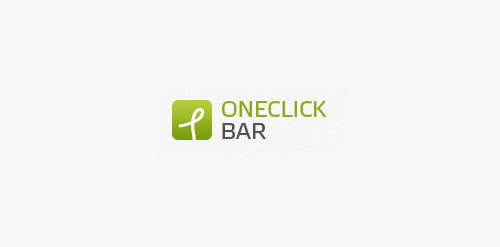 简洁现代的OneClick Bar Logo设计
