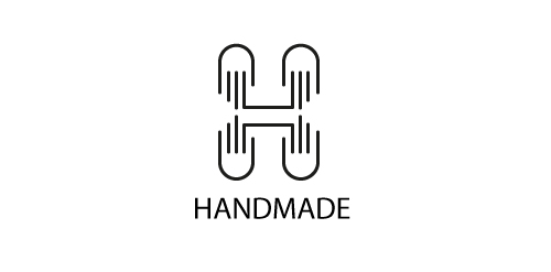 简约线条手工艺品牌logo设计
