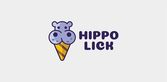 创意冰激凌品牌logo设计