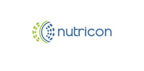 Nutricon logo设计:健康营养品牌标识