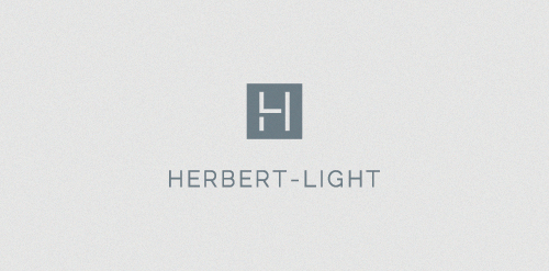 简约现代风格的Herbert-Light Logo设计