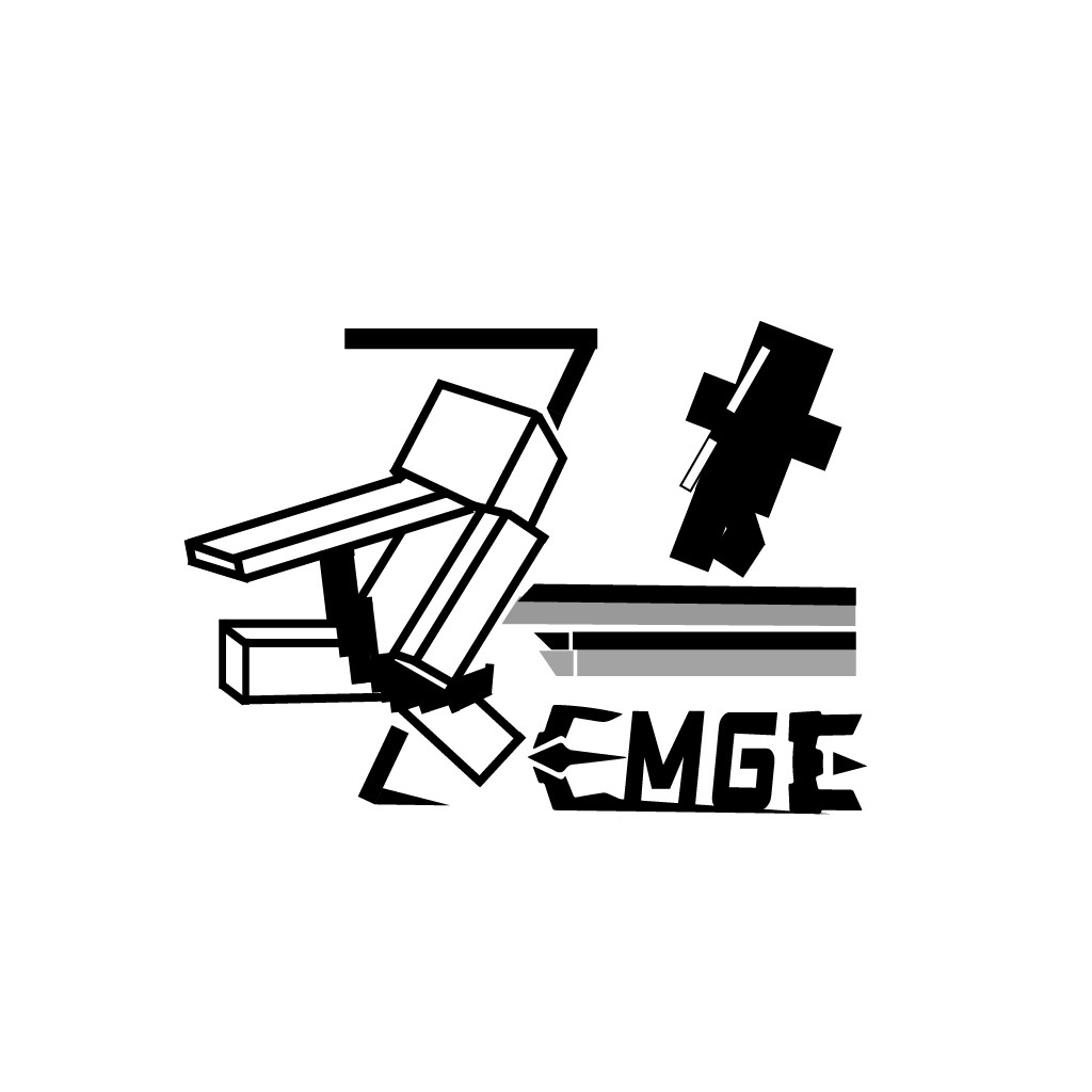 简约机械臂logo设计