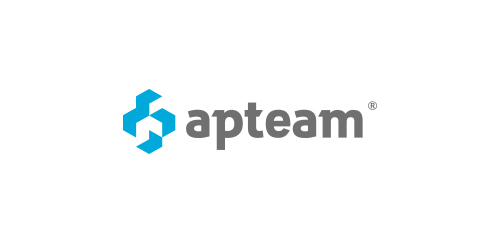 Apteam Logo设计:简洁现代企业标识