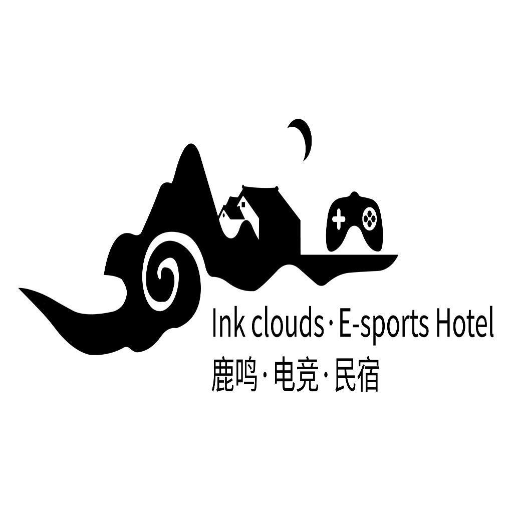 Ink Clouds E-sports Hotel Logo Design